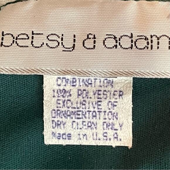 Betsy & Adam Green Rhinestone Party Evening Chic Bolero Shrug Jacket NWT Size 6 - Picture 7 of 9